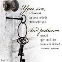 Faith & Patience for The Doors to Promises